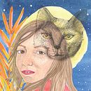 Mi Proyecto del curso: Retrato ilustrado en acuarela.  projeto de Abigail Hernández Lago - 28.04.2021