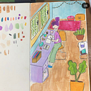 Mi Proyecto del curso: Sketchbook para explorar tu estilo de dibujo. Desenho projeto de Fer Sd - 04.04.2021