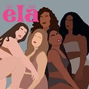 Capa música "ELA", de Paula Aragão. Un proyecto de Ilustración tradicional y Producción musical de Paula Aragão - 05.04.2021