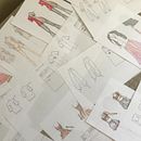 Coleção Atemporal 2021. Design de moda projeto de Ana Julia Justino - 05.04.2021