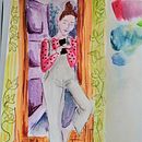 Selfie. Ilustração infantil projeto de Beatriz Hernandez Poveda - 05.04.2021