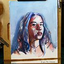 Mon projet du cours : Portrait artistique à l’aquarelle Ein Projekt aus dem Bereich Aquarellmalerei und Porträtzeichnung von andrea_nail - 05.04.2021
