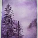 purple dream. Un proyecto de Pintura a la acuarela de Anca Cerlincă - 06.04.2021