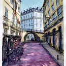 Mi Proyecto del curso: Representación arquitectónica en acuarela. Un projet de Aquarelle de Miguel Angel Rivas - 06.04.2021