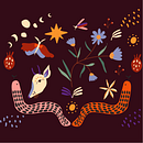 Meu projeto do curso: Ilustração vetorial com estilo. Een project van Patroonontwerp van Juliana Bandeira - 06.04.2021