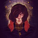 Captain Harlock. Pintura digital projeto de Cory Hernandez - 25.07.2019