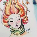 Estaciones - proyecto personal. Drawing, Artistic Drawing, Traditional illustration, and Watercolor Painting project by Aledí - 07.03.2017