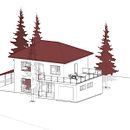 Small Сountry House  . % Julia Golubovska tarafından hazırlanan İç Tasarım projesi - 04.07.2021