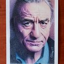 PROGETTO DI FINE CORSO -Ritratto di Robert De Niro. Un progetto di Disegno artistico di Tania Cuccu - 07.04.2021