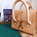 Mi Proyecto del curso: Creación de bolsos de cuero artesanales para principiantes Ein Projekt aus dem Bereich H und werk von Lucia Rodriguez Trinidad - 07.04.2021