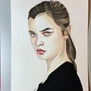 Mi Proyecto del curso: Retrato en acuarela a partir de una fotografía. Un projet de Illustration éditoriale de Tami Kanashiro - 07.04.2021