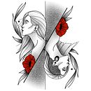 Ho più sfaccettature per il mio stile e ora lo so, grazie!. Ilustração tradicional, Ilustração com tinta, e Desenho de tatuagens projeto de Laura Nocca - 14.04.2021