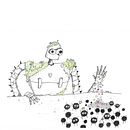Feeding the dust bunnies . Un proyecto de Dibujo de Noelia Sánchez Canosa - 07.04.2021