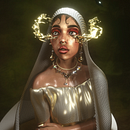 Mary Magdalene Retrato 3D. 3D, Lighting Design, 3D Character Design, Portrait Photograph, and 3D Modeling project by Alex Estrella - 04.08.2021