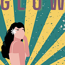 Glow with your insights 🌼 . % Redwan Mahmud Shuvo tarafından hazırlanan Yaratıcılık, Dijital Çizim, Dijital İllüstras, on, Editor, al İllüstras, Ve on projesi - 04.08.2021