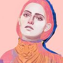 Tiger Girl . Un proyecto de Ilustración tradicional e Ilustración digital de Nat de la Croix - 09.04.2021