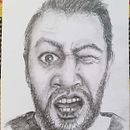 Portret în grafit. Portrait Drawing project by Spiridon GABRIELA - 04.10.2021