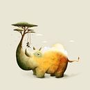Habitat Natural. Digital Illustration project by Gusta Vicentini - 04.09.2021