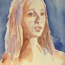 Mi Proyecto del curso: Retrato artístico en acuarela. Un proyecto de Dibujo artístico y Dibujo de Retrato de Laura Vera - 10.04.2021
