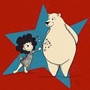 Mari e Rocco . Un proyecto de Diseño de personajes, Dibujo digital, Ilustración digital y Dibujo de maria moriani poli - 10.04.2021