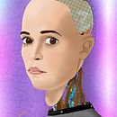 portrait science fiction . Desen digital de Mario Gismero - 04.10.2021