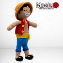 Luffy- MANTU . To, Art, Artesanato, Bordado, Costura, Criatividade, e Crochê projeto de Daniela López C - 10.04.2021