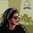 GTA San Miguel - GTA San Andreas Fan Art. Een project van Digitale illustratie van Cristóbal Alarcón Correa - 07.11.2020