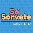 Só Sorvete Sorveteria. Projekt z dziedziny Br, ing i ident, fikacja wizualna, Projektowanie logot, pów i Projektowanie graficzne użytkownika Henrique Oliveira - 11.04.2021
