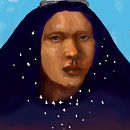 figura femenina; pintura digital. Traditional illustration, Painting, and Digital Painting project by Jessica Quispe Tenorio - 04.09.2021