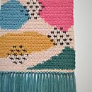 Mi Proyecto del curso: Intarsia crochet: teje tus propios tapices. Un proyecto de Crochet de Lucía Garijo Campos - 11.04.2021