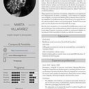 CV. Un proyecto de Diseño gráfico de marta villafañez maraña - 11.04.2021