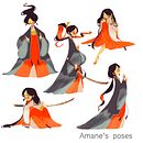 Proyecto 2. Posing and model sheet. Concept Art, and Character Design project by Lara Gimeno Rodríguez - 10.06.2021