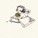 Lenticchia. Children's Illustration, Ink Illustration, and Watercolor Painting project by Luisa Montalto - 04.10.2020