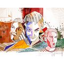 Experimental Illustration - Facial Expression . % Tonmoy chandra mondal tarafından hazırlanan Dijital İllüstras, on, Çizim, Geleneksel illüstras, Ve on projesi - 09.11.2020