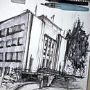 apunte arquitectónico. Un progetto di Architettura, Street Art, Bozzetti, Disegno, Illustrazione architettonica, Sketchbook e Illustrazione con inchiostro di irene álvarez lobo - 10.04.2021