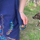 Pocket Flower!. Embroider, and Sewing project by the_lemon_closet - 04.12.2021