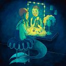 Sirenas Atrapadas. Un proyecto de Ilustración tradicional e Ilustración digital de Marina Zapata - 25.05.2020