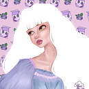 Blueberry milk. Een project van Digitale tekening van Fernand Vecci - 12.04.2021