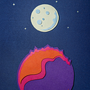 Paper Moon. Un proyecto de Diseño, Ilustración tradicional y Papercraft de Mark OS - 13.04.2021