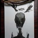 Nightmare. Un proyecto de Ilustración con tinta y Pintura a la acuarela de Not_Ricardo Aranda - 13.04.2021