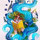 My project in Watercolor Techniques for Dreamlike Illustrations course. Un progetto di Pittura ad acquerello, Illustrazione tradizionale, Disegno e Illustrazione editoriale di Oliwia Górska - 13.04.2021