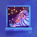 Mi Proyecto del curso: Principios de color para ilustraciones emotivas. Un progetto di Illustrazione tradizionale e Illustrazione digitale di Alejandra Matiz - 14.04.2021