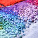 a lotta french knots ⭐. Bordado projeto de Made Flores - 14.04.2021