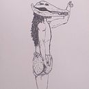 El brujo . % Hizil Carolina García tarafından hazırlanan Geleneksel illüstras, Ve on projesi - 04.14.2021