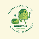 Propuesta para promocionar el nuevo local de Nutridía "Tu hábito saludable".  Tienda dietética ubicada en la localidad de Las Piedras - Republica Oriental del Uruguay. . Un projet de Conception de personnages de Marcelo Figueredo - 14.04.2021