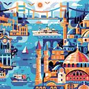 City Posters Ein Projekt aus dem Bereich Vektorillustration von Алексей Кругленя - 15.04.2021