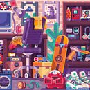 Back to 90s Puzzle Ein Projekt aus dem Bereich Vektorillustration von Алексей Кругленя - 15.04.2021