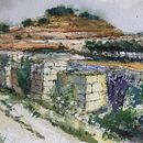 centures old traditional stone farmhouse  making way for new nuildings. Un projet de Dessin artistique , et Production musicale de Paulm Fenech - 15.04.2021