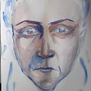 My project in Artistic Portrait with Watercolors course . Pictură în acuarelă de lulu ze - 05.06.2021