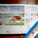 Il mio progetto del corso: Isole Lofoten. Pintura em aquarela projeto de Annalisa Dione - 15.04.2021